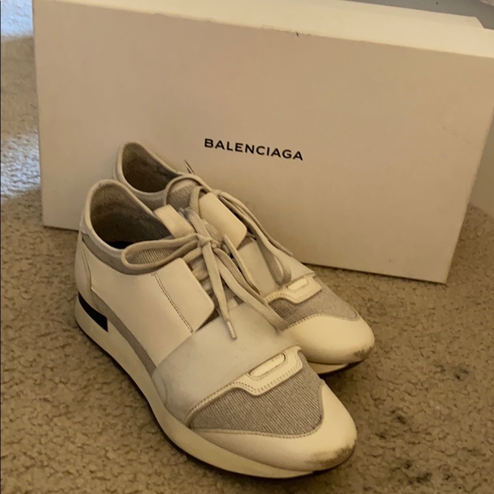 White Balenciaga Sneaker